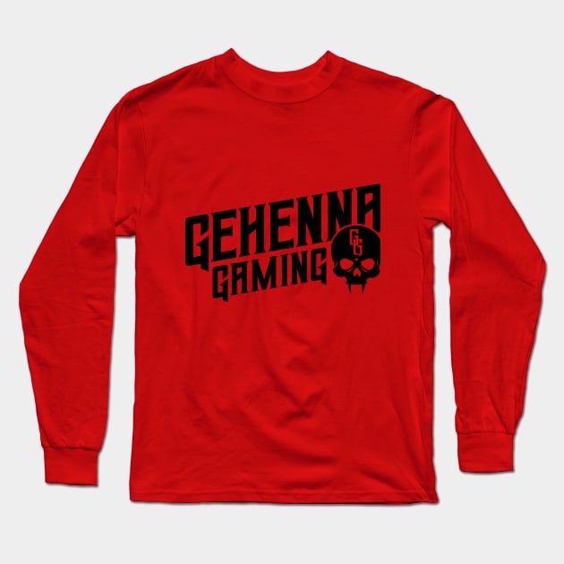 Gehenna Gaming (Black) Long Sleeve T-Shirt by highcouncil@gehennagaming.com